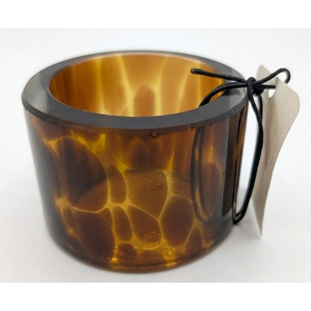 Pier 1 Imports Glass Tortoiseshell Napkin Rings, 2